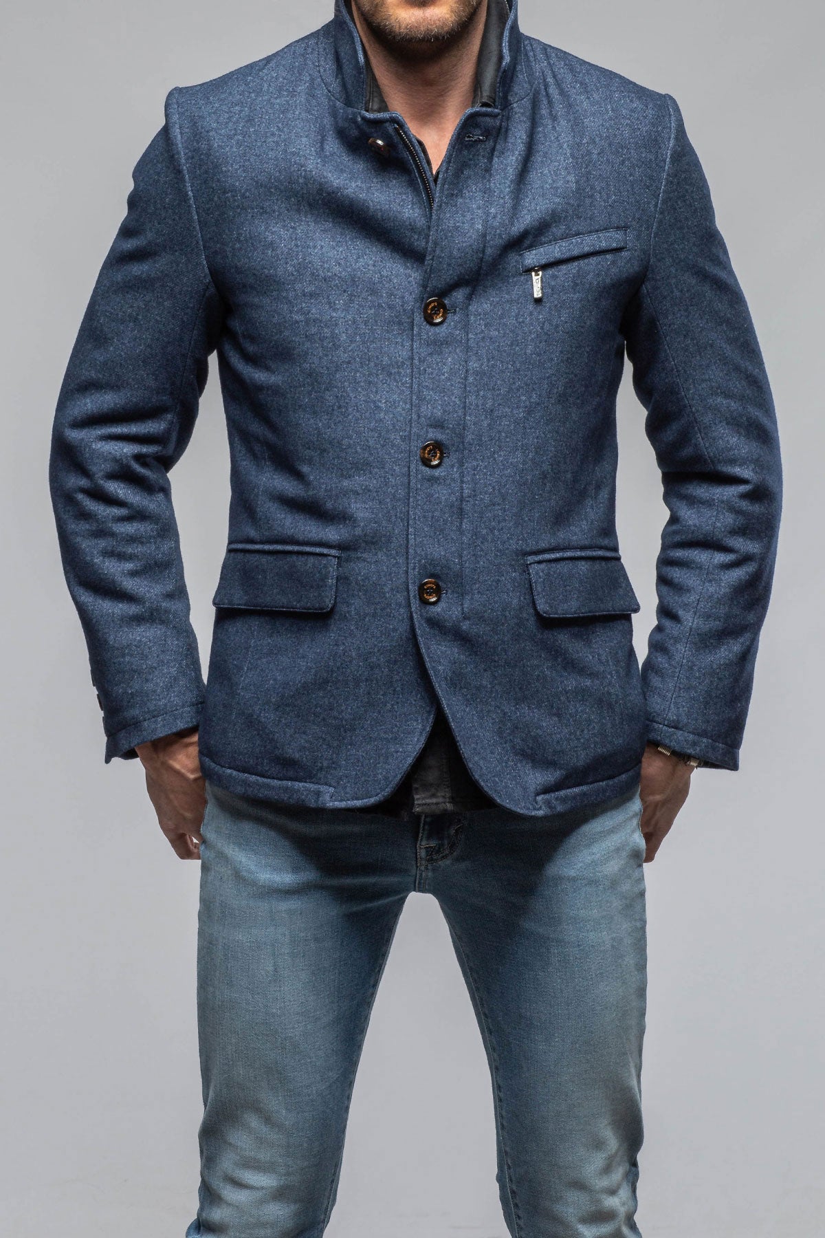 St. Andrews Wool Knit Jacket | Warehouse - Mens - Outerwear - Cloth | Gimo's