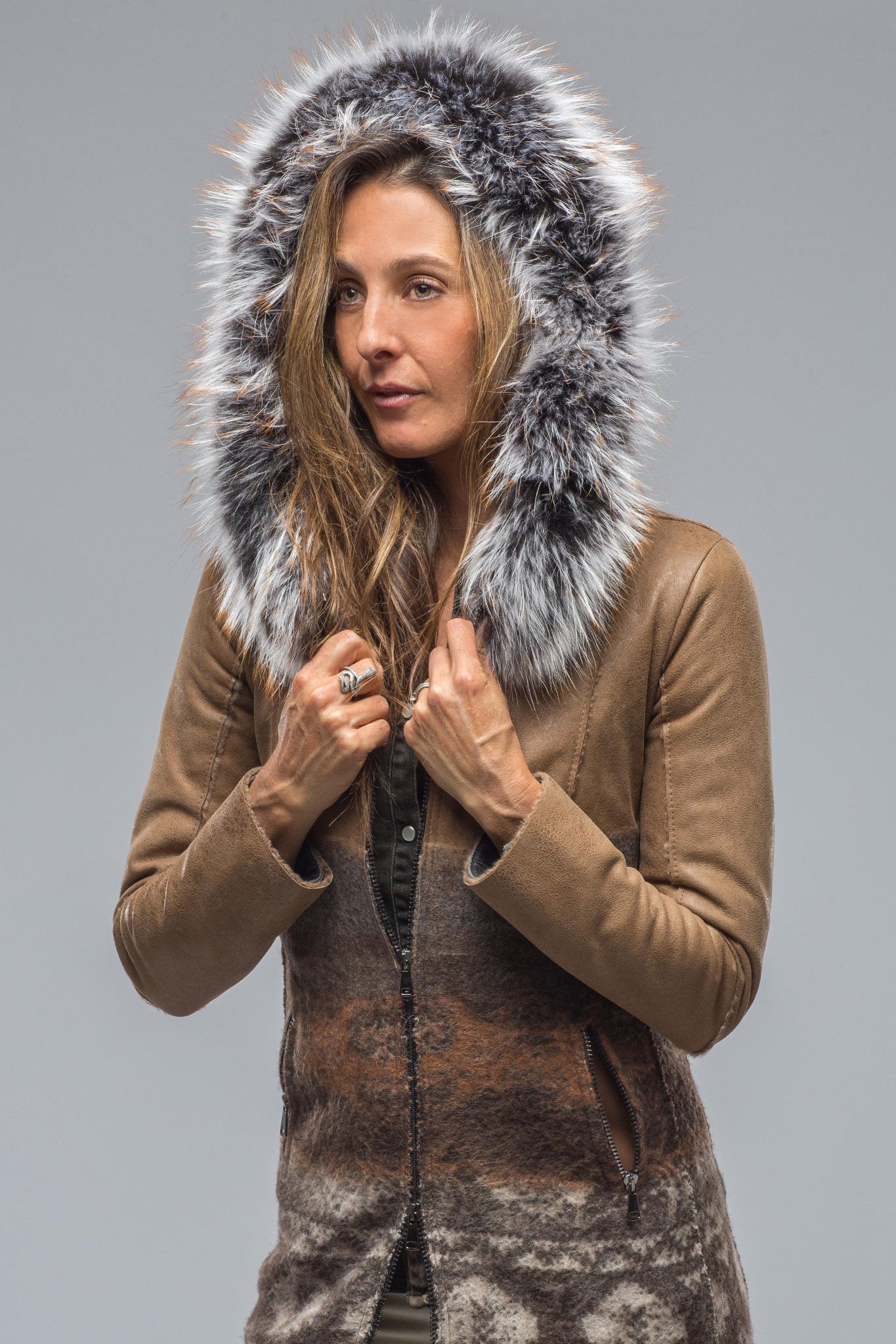 Sioux Shearling Knit Coat | Ladies - Outerwear - Shearling | Artico