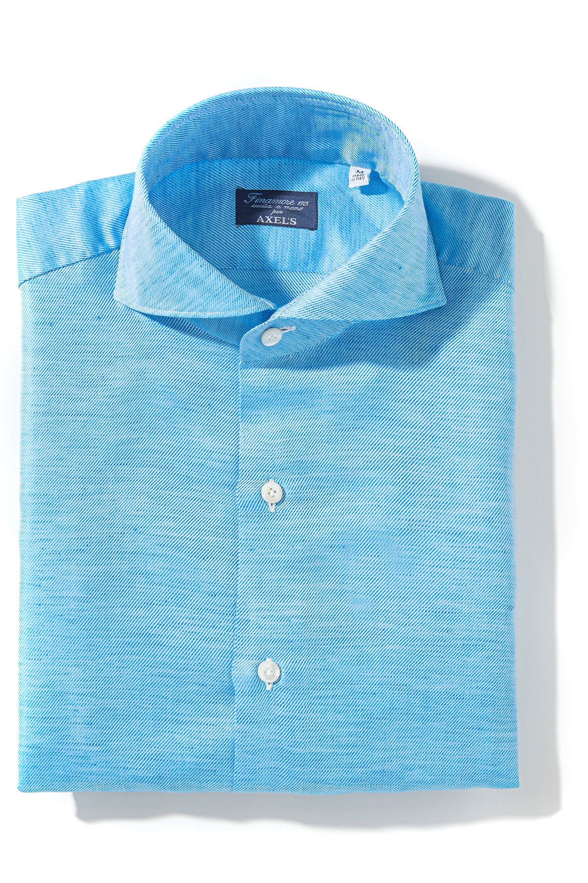 Astral Cotton Twill Shirt In Turquoise