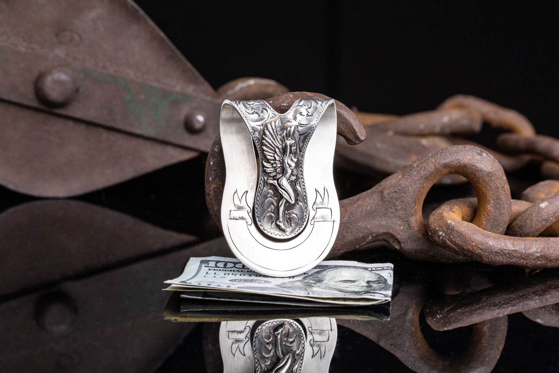 Comstock Heritage Angel Money Clip Mens - Accessories - Money Clips