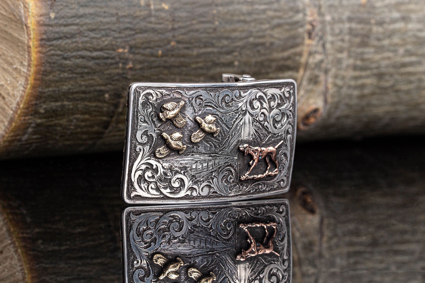 Comstock Heritage Mason Quail Hunt 14K Belts And Buckles - Trophy