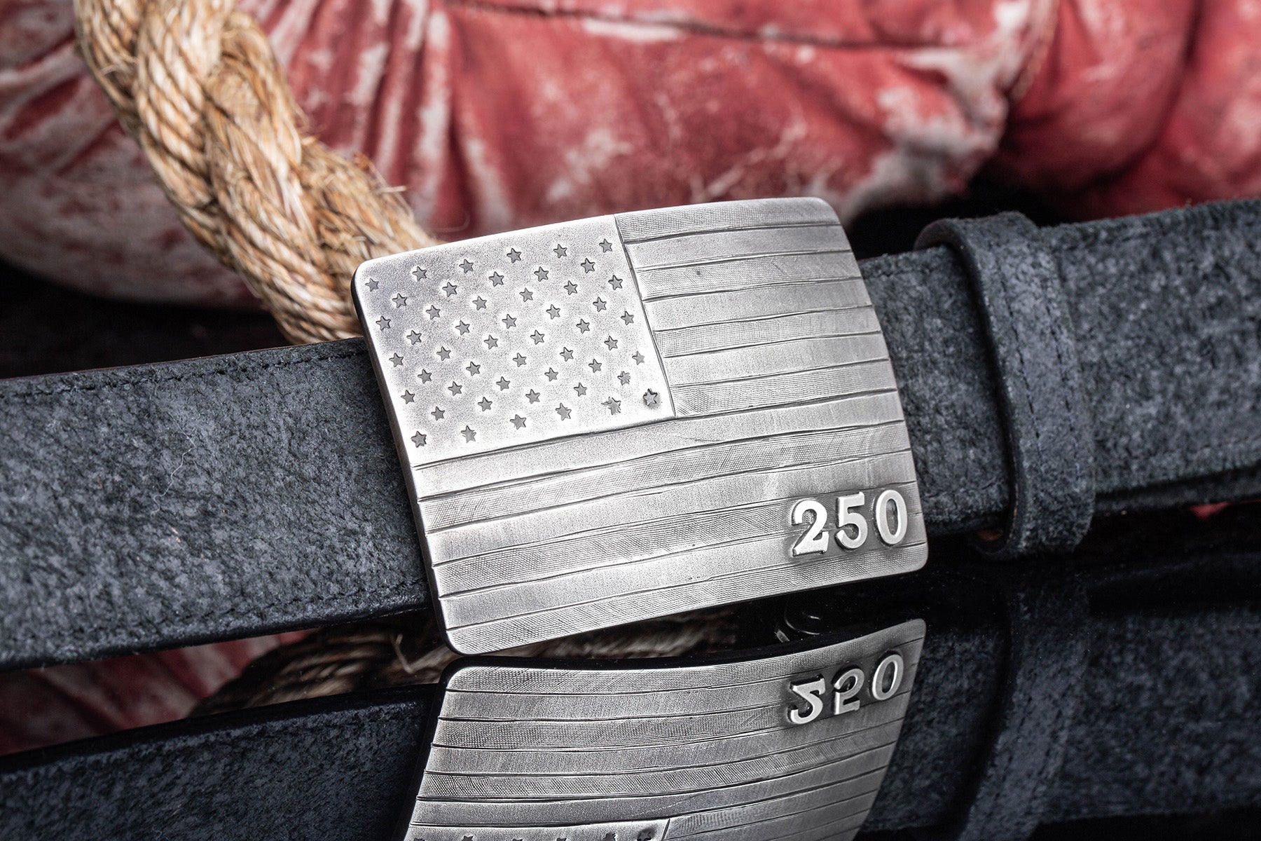 Comstock Heritage Mason US Flag 250 Belts And Buckles - Trophy