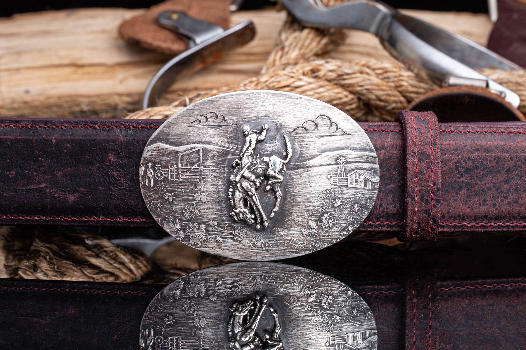 Comstock Heritage Saddle Bronc Ranchwear Belts And Buckles - Trophy