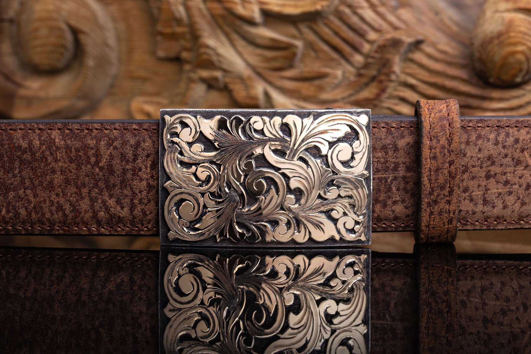 Comstock Heritage Tyson Swirl 14K Belts And Buckles - Trophy