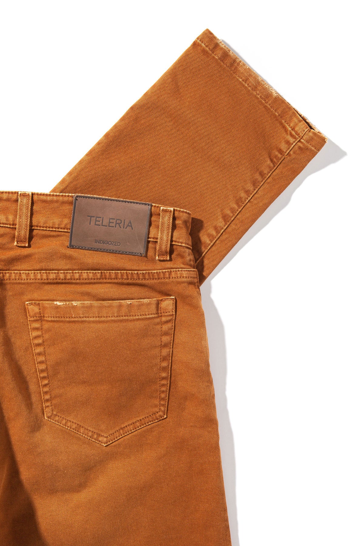 Jackson 5-Pocket Cotton Twill In Ruggine | Mens - Pants - 5 Pocket | Teleria Zed