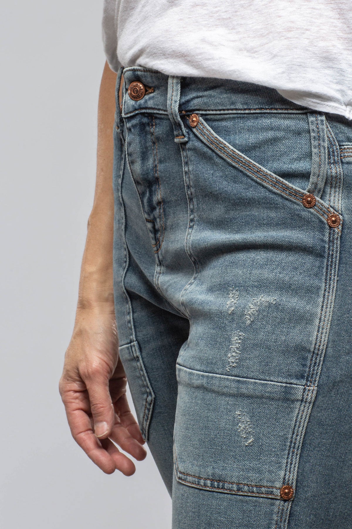 MAC Iowa Baggy In Mid Blue Chic | Ladies - Pants - Jeans | Mac Jeans