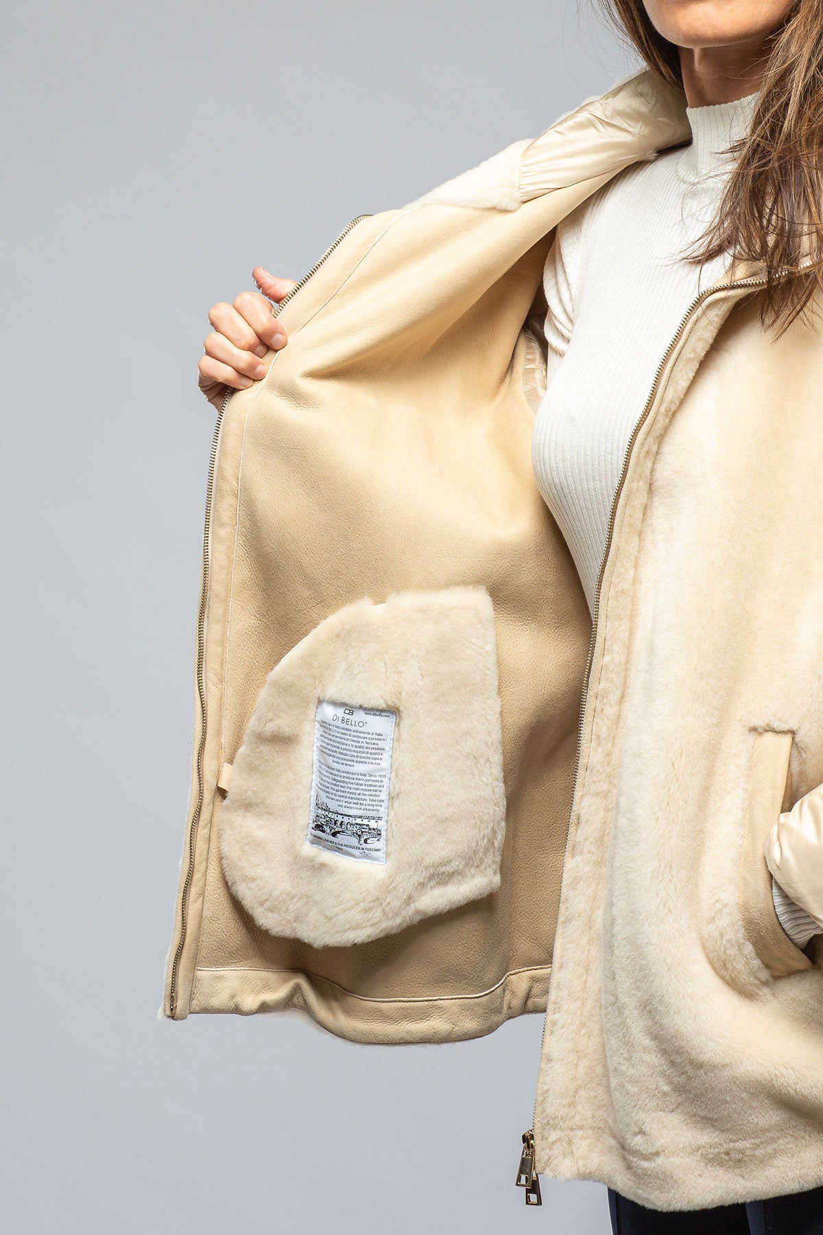 Victoria Shearling Parka | Samples - Ladies - Outerwear - Cloth | DiBello