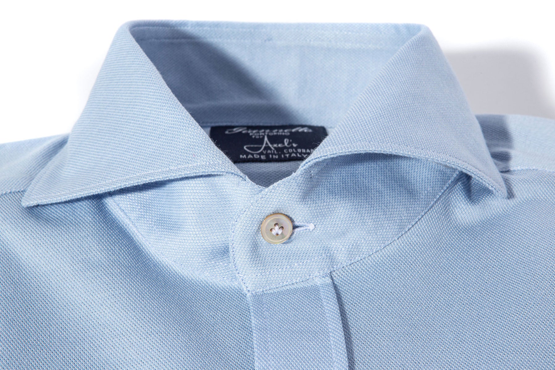 Menerbes Jersey Shirt in Light Blue | Mens - Shirts - Dress | Giannetto Portofino
