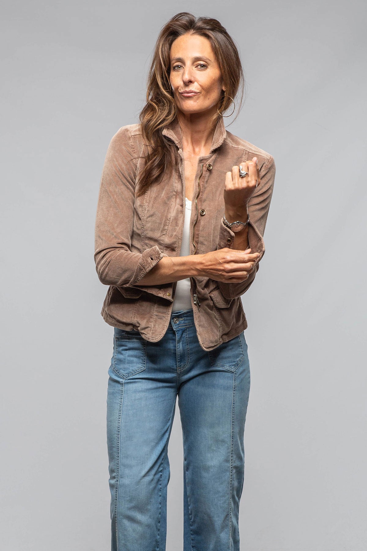 Dune Butte Corduroy Jacket In Dusty Rose Ladies - Outerwear - Lightweight