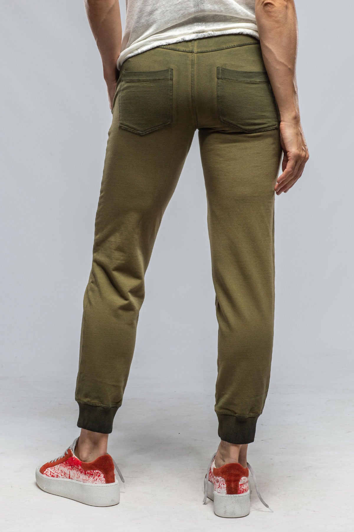 Dune Mediterranean Jogger In Washed Green Ladies - Pants - Knit