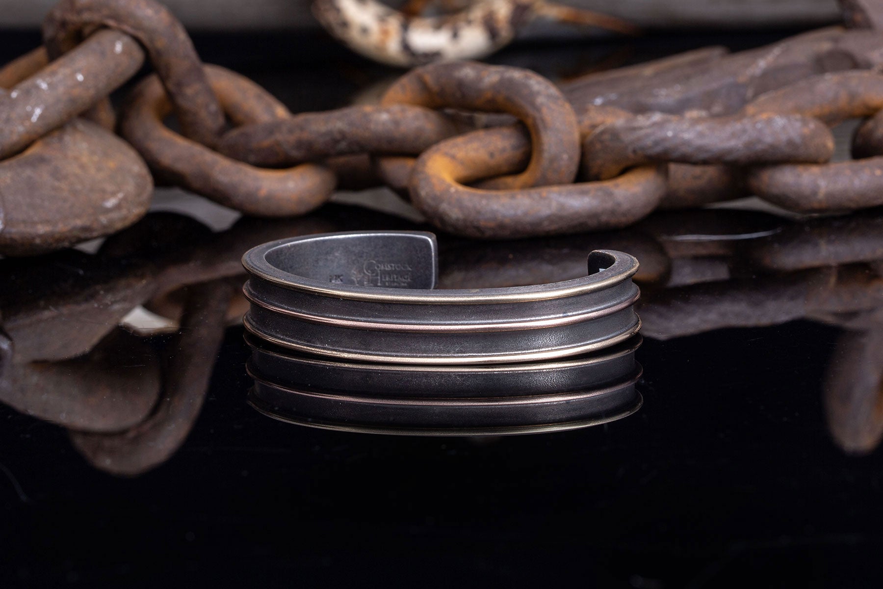 Dual Gold Cuff | Mens - Accessories - Bracelets | American Buckle Collection