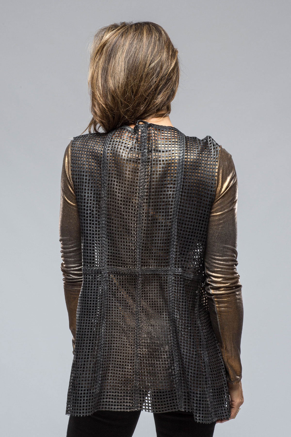 Sia Leather Shawl | Samples - Ladies - Outerwear - Leather | Gimo's