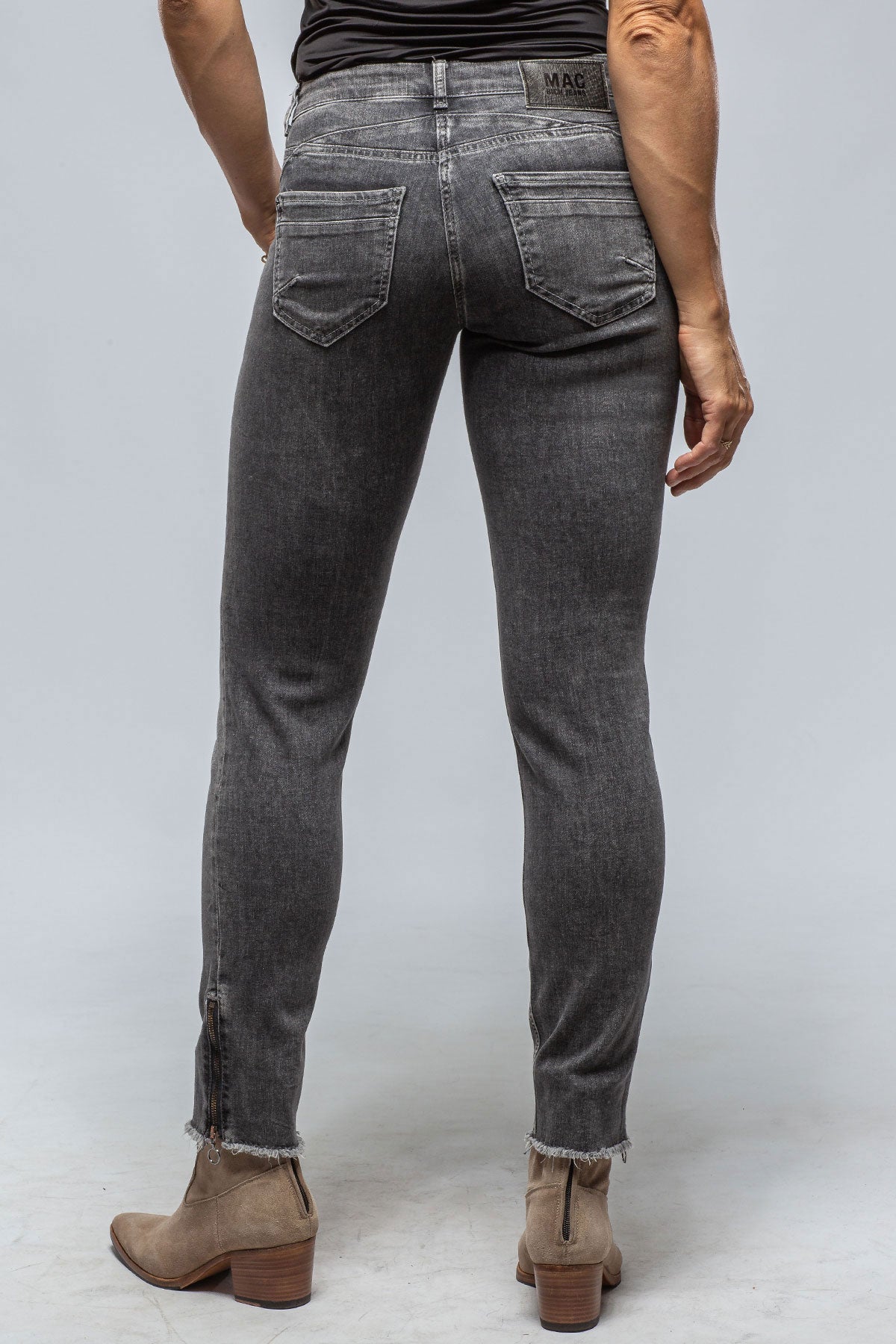 MAC Rich Slim Chic Anthracite Wash | Ladies - Pants - Jeans | Mac Jeans