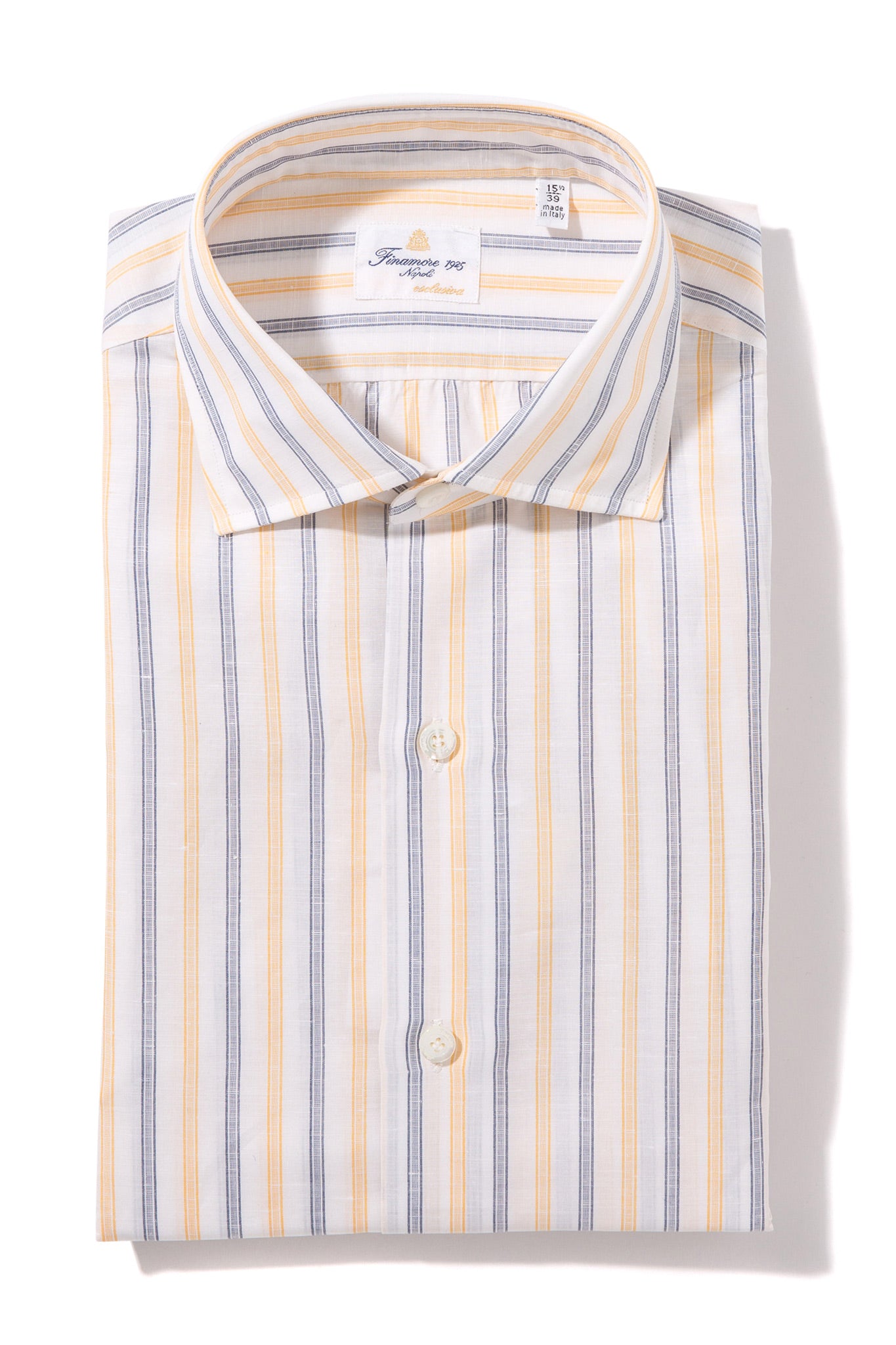 Finamore Napoli Ausa Esclusiva Handmade Dress Shirt Mens - Shirts - Outpost
