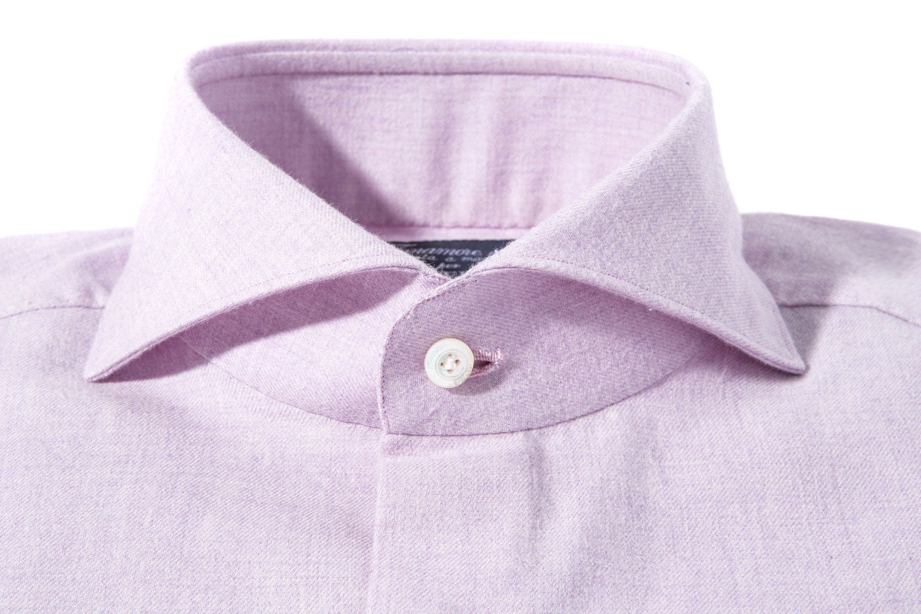 Finamore Napoli Hemme Cotton Cashmere Shirt in Purple Mens - Shirts - Dress