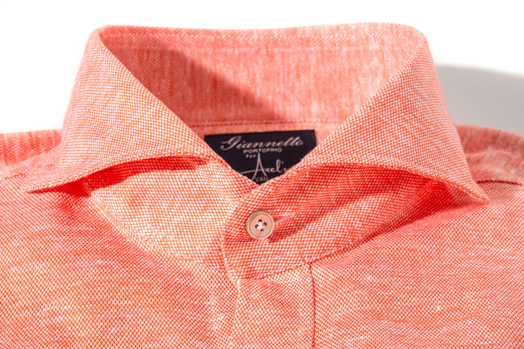 Schwinn Cotton Linen Shirt in Red | Mens - Shirts - Dress | Giannetto Portofino