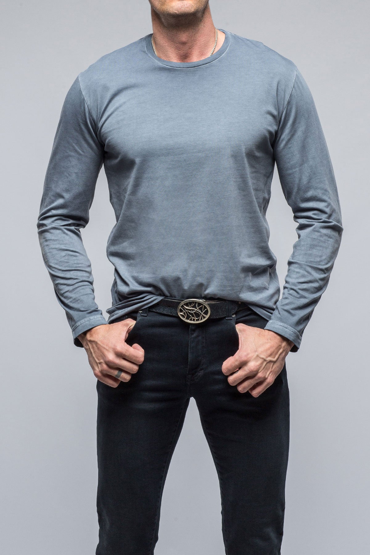 Georg Roth Brea LS Crew in Capri Mens - Shirts - T-Shirts