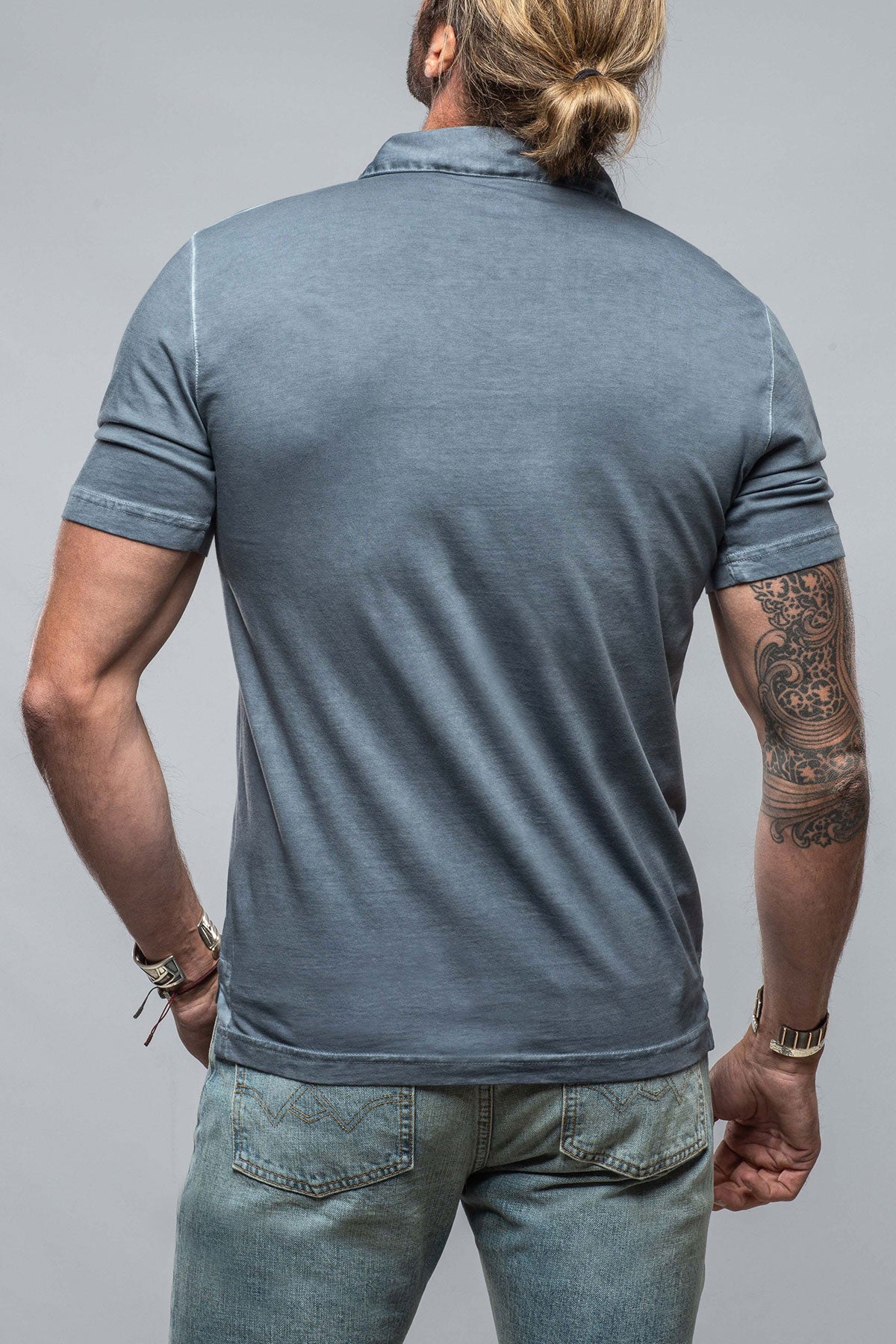 Georg Roth Cruz Cotton Polo in Capri Mens - Shirts - Polos