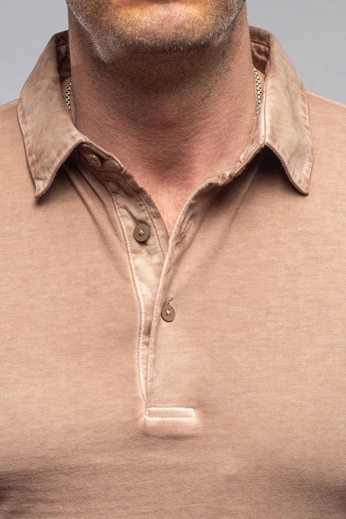 Georg Roth Cruz Cotton Polo in Coffee Mens - Shirts - Polos