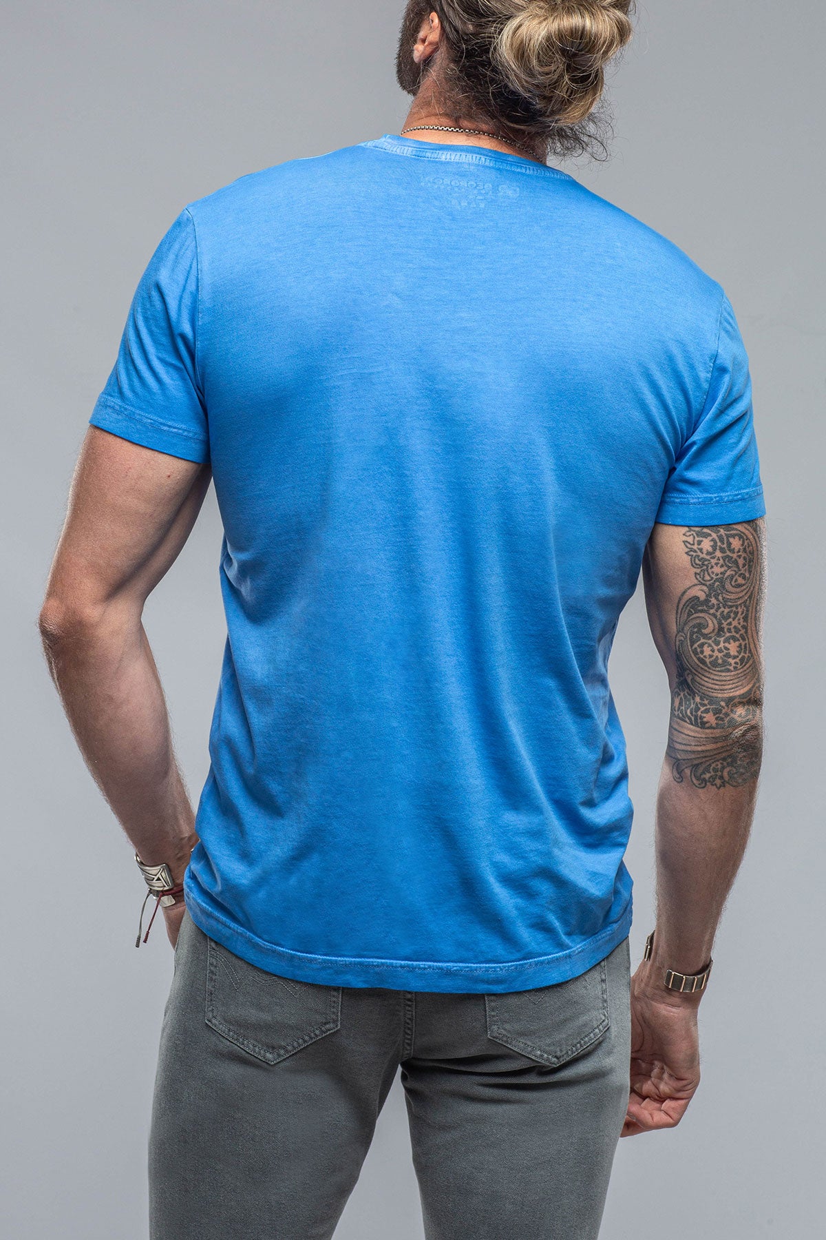 Pismo Cotton T In Royal | Mens - Shirts - T-Shirts | Georg Roth