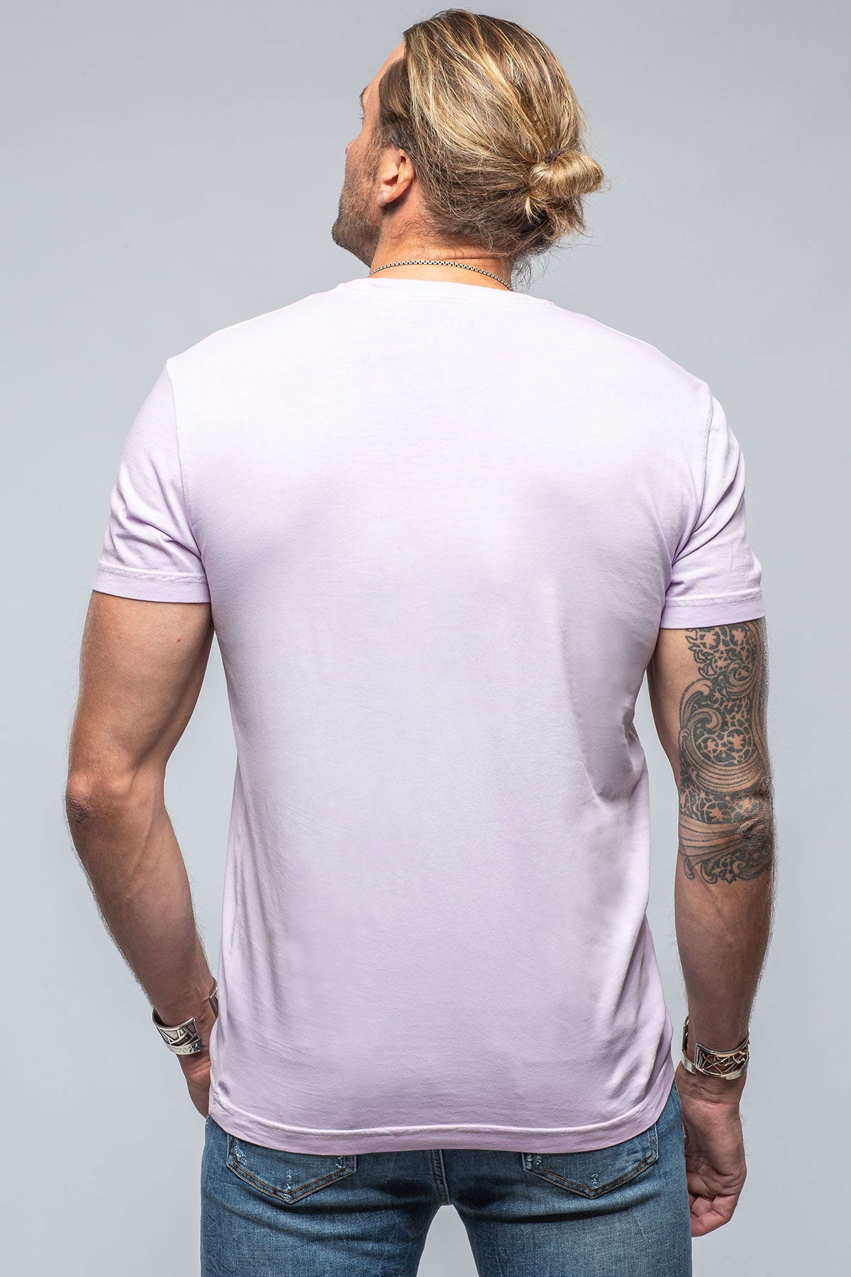 Pismo Cotton Tee In Lilac | Mens - Shirts - T-Shirts | Georg Roth