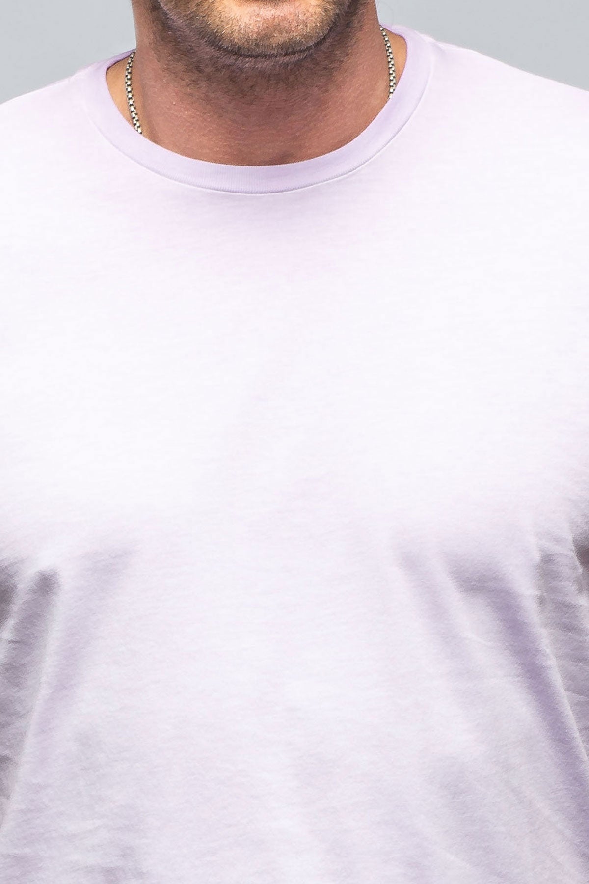 Pismo Cotton Tee In Lilac | Mens - Shirts - T-Shirts | Georg Roth