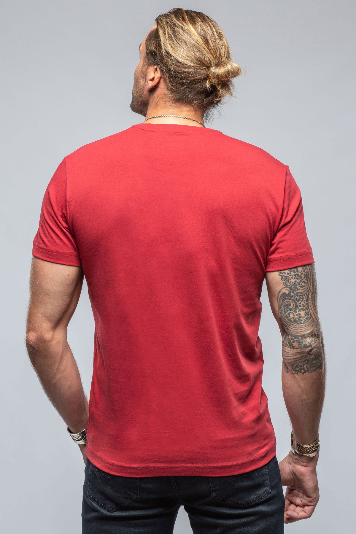 Georg Roth Pismo Cotton Tee In Red Mens - Shirts - T-Shirts