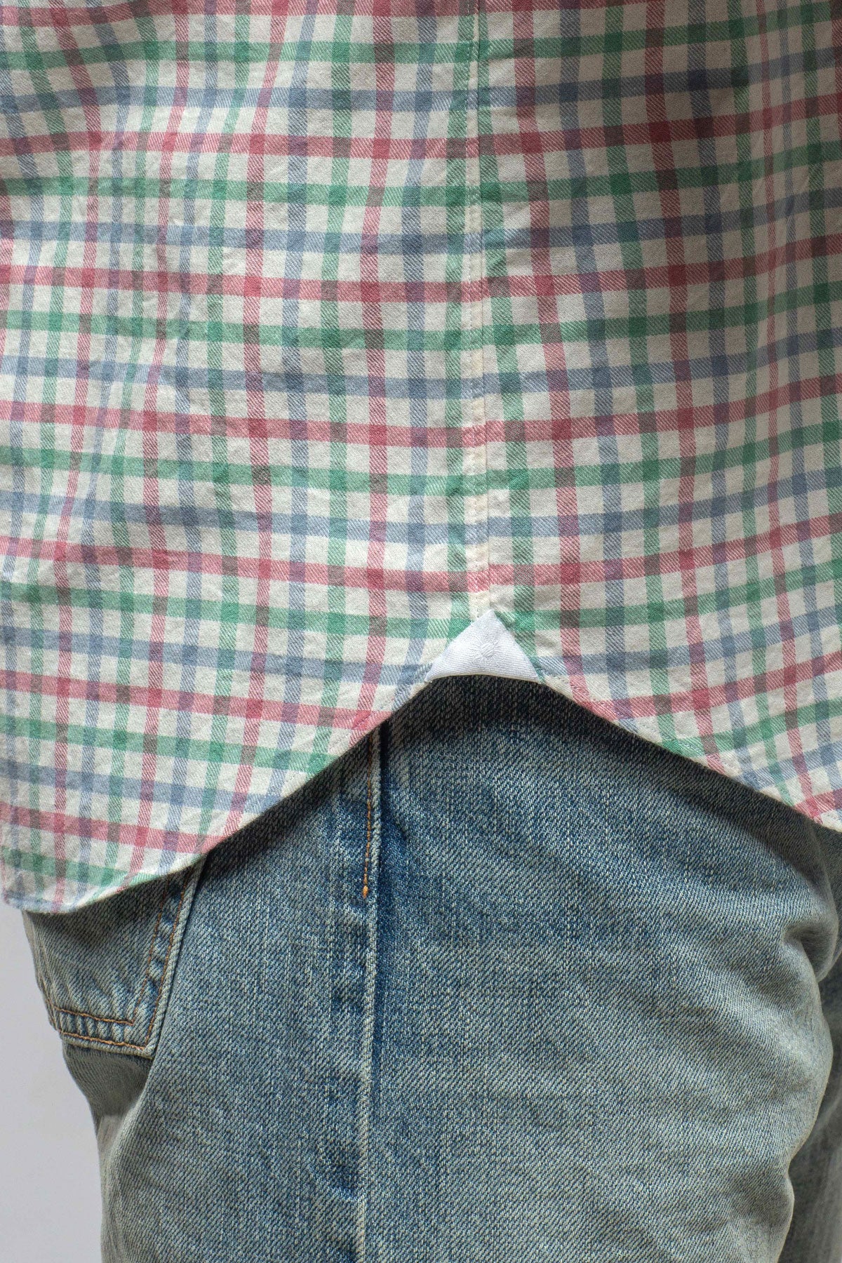 Giannetto Portofino Crater Shirt In Green/Pink Check Mens - Shirts - Dress