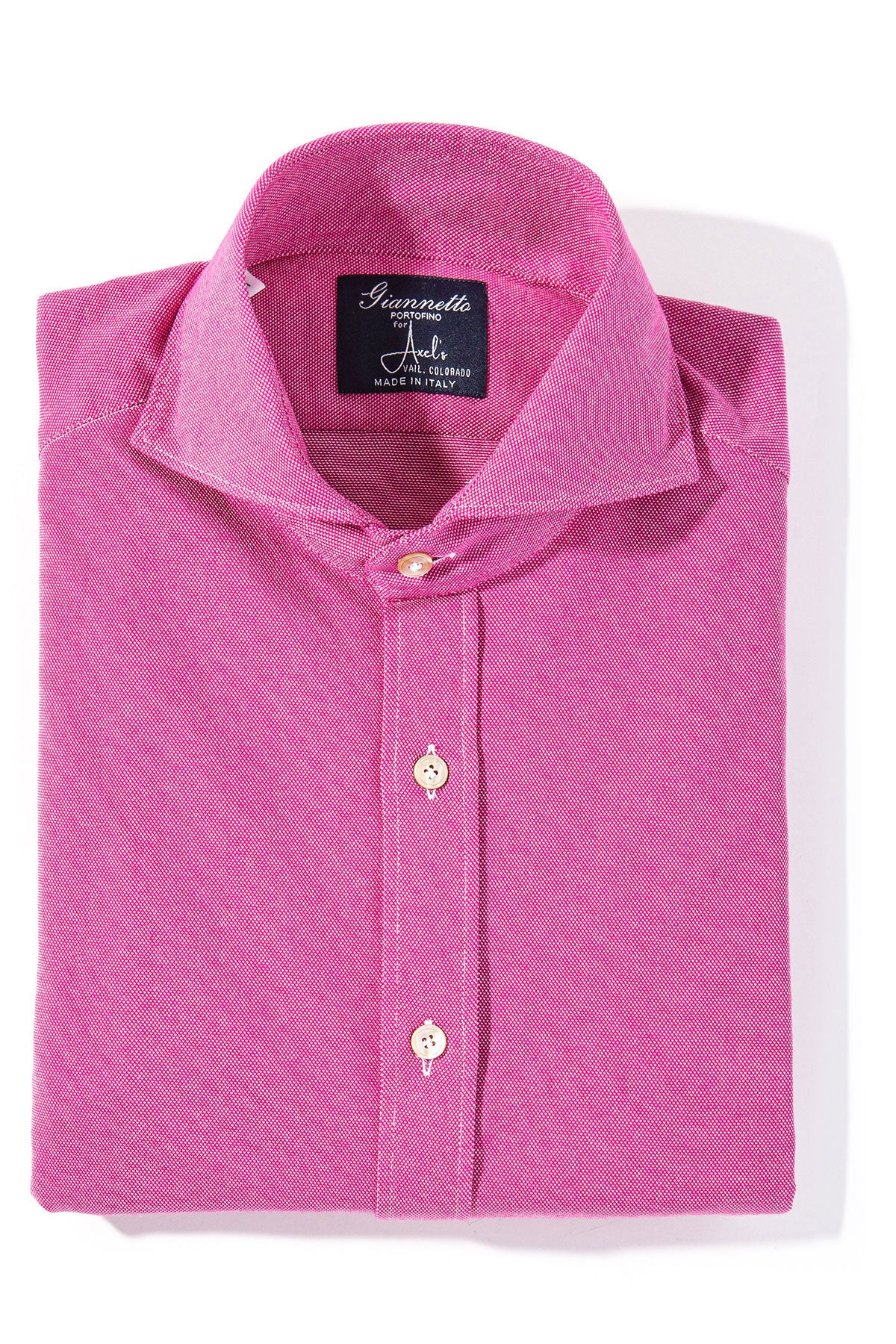 Giannetto Portofino Menerbes Jersey Shirt in Fuchsia Mens - Shirts - Dress