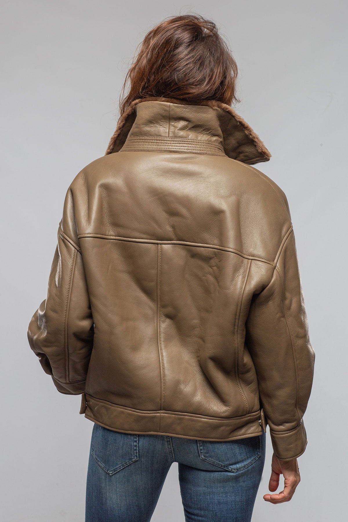 Amaya Shearling Jacket | Samples - Ladies - Outerwear - Leather | Gimo's