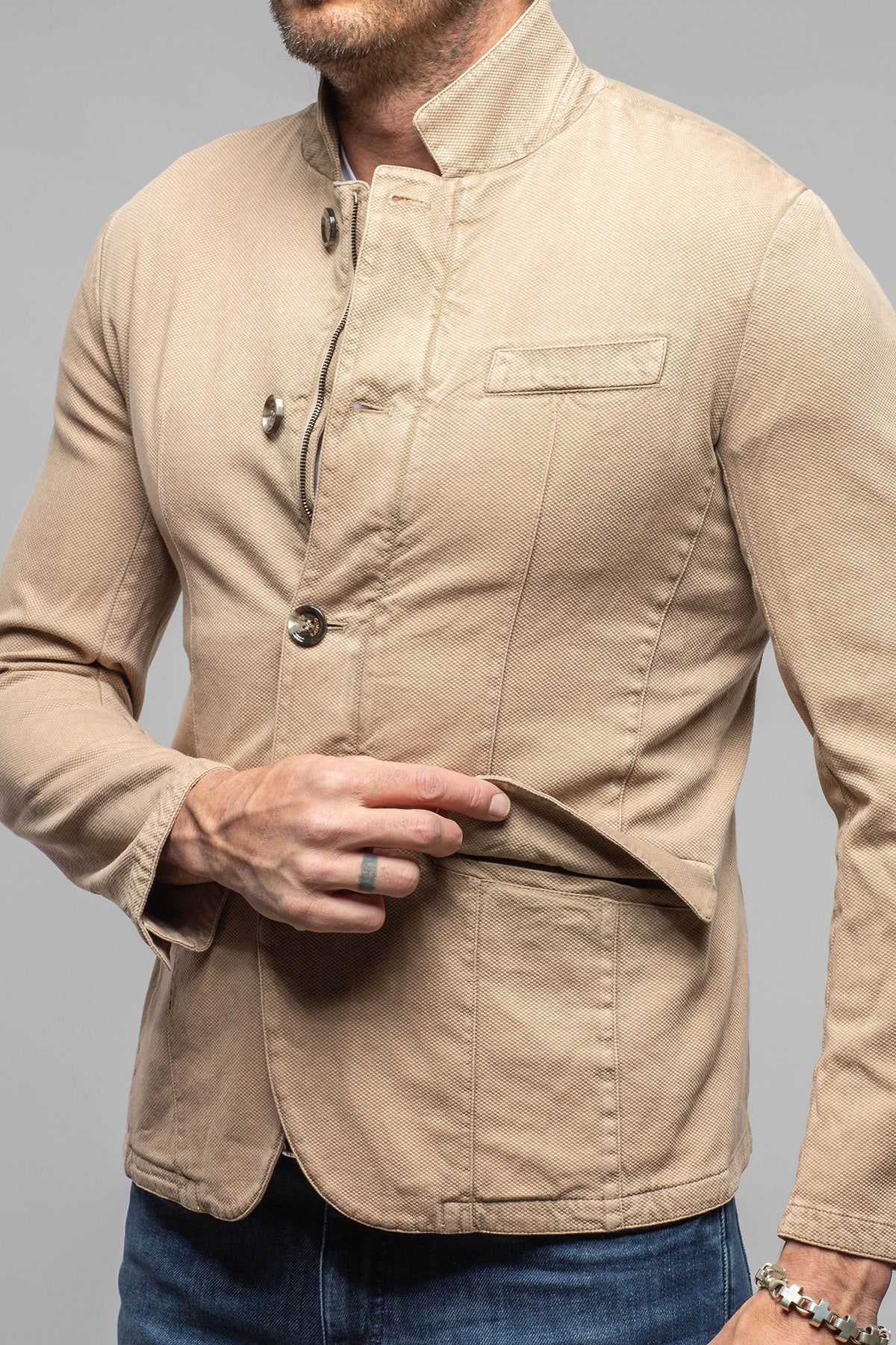 Arlington Knit Jacket | Samples - Mens - Outerwear - Cloth | Gimo's