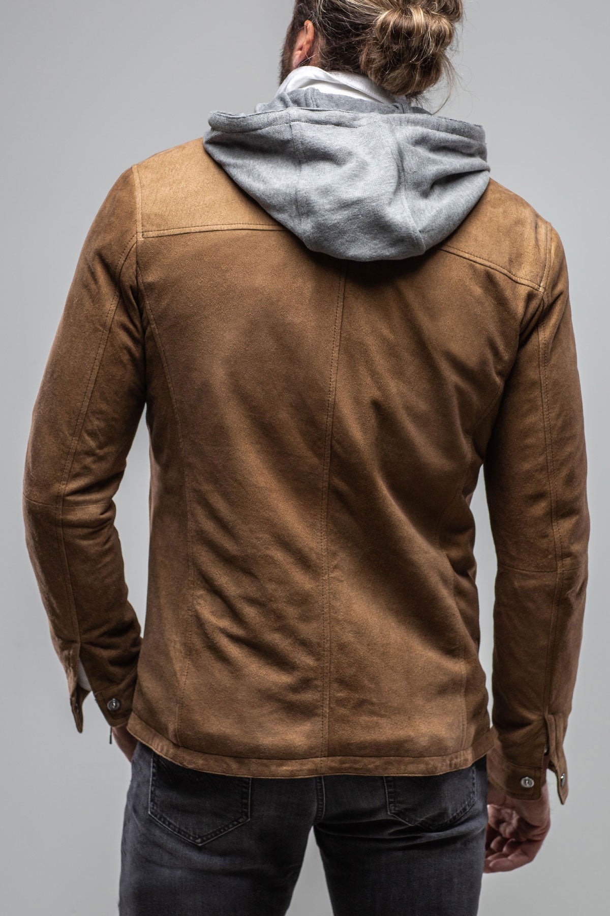 Gimo's Billy Jacket with Removable Hood in Palomino Mens - Outerwear - Leather