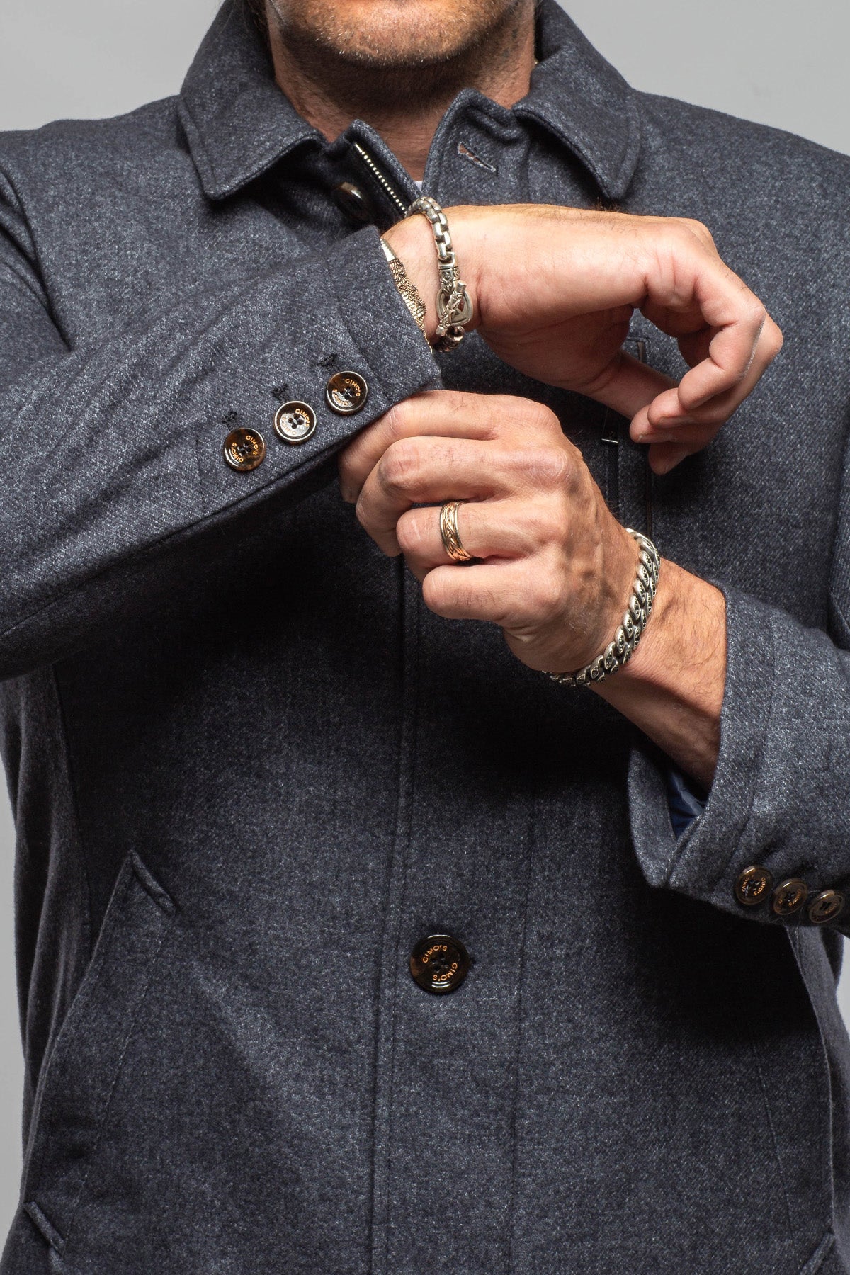 Gimo's Bolton Travel Jacket Samples - Mens - Outerwear - Cloth