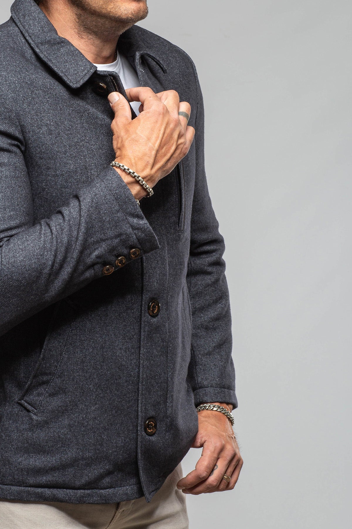 Gimo's Bolton Travel Jacket Samples - Mens - Outerwear - Cloth