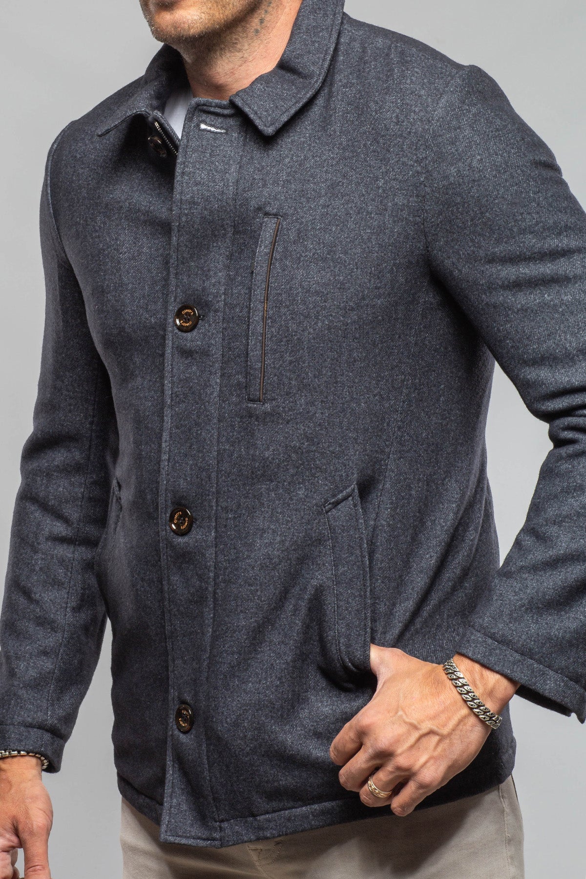 Gimo's Bolton Travel Jacket Samples - Mens - Outerwear - Cloth