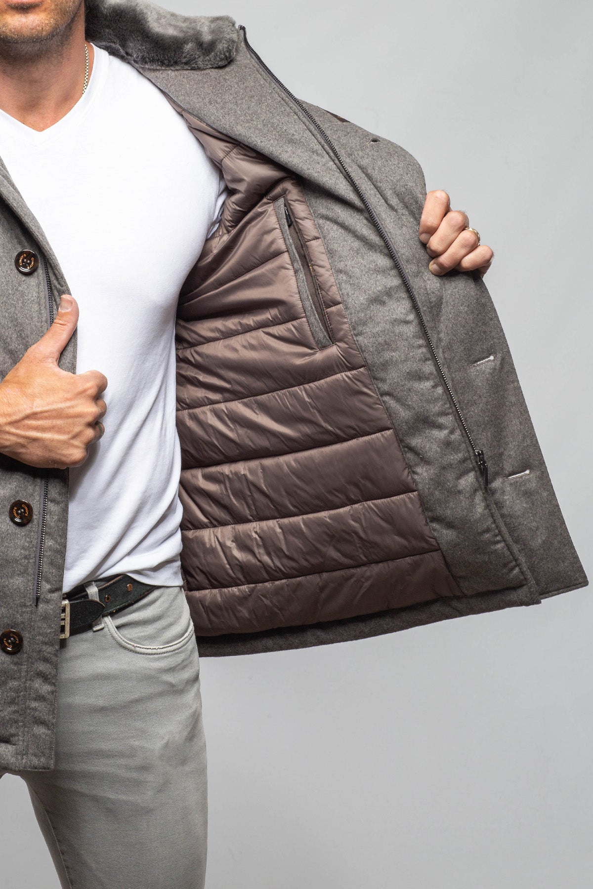 Gimo's Breyer Wool Overcoat Samples - Mens - Outerwear - Cloth