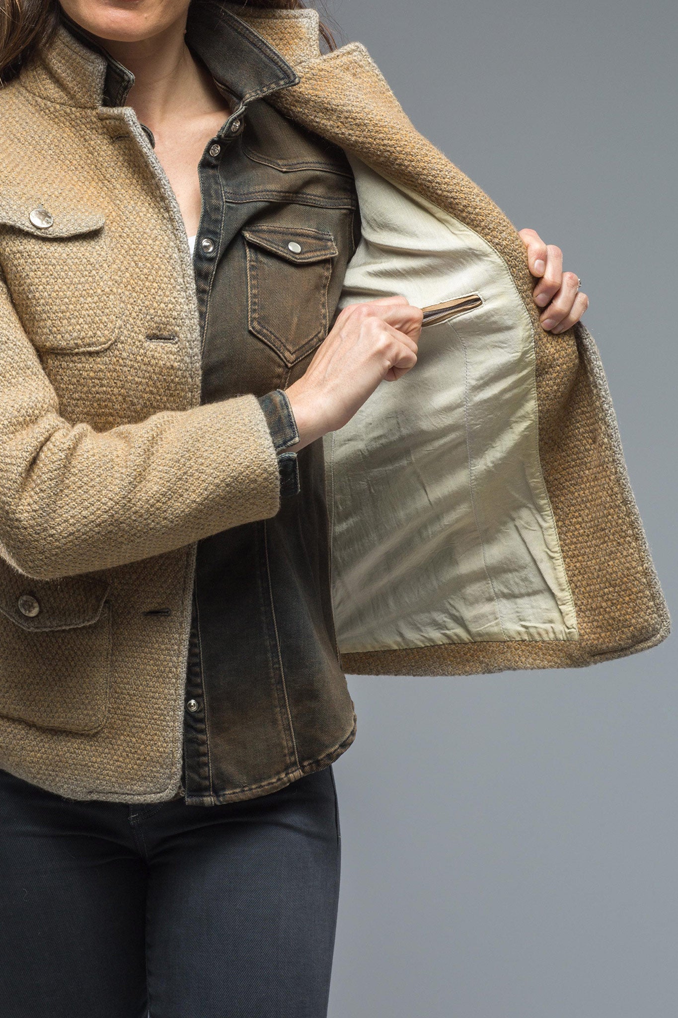 Gimo's Brie Washed Jacket Warehouse - Ladies - Outerwear - Cloth