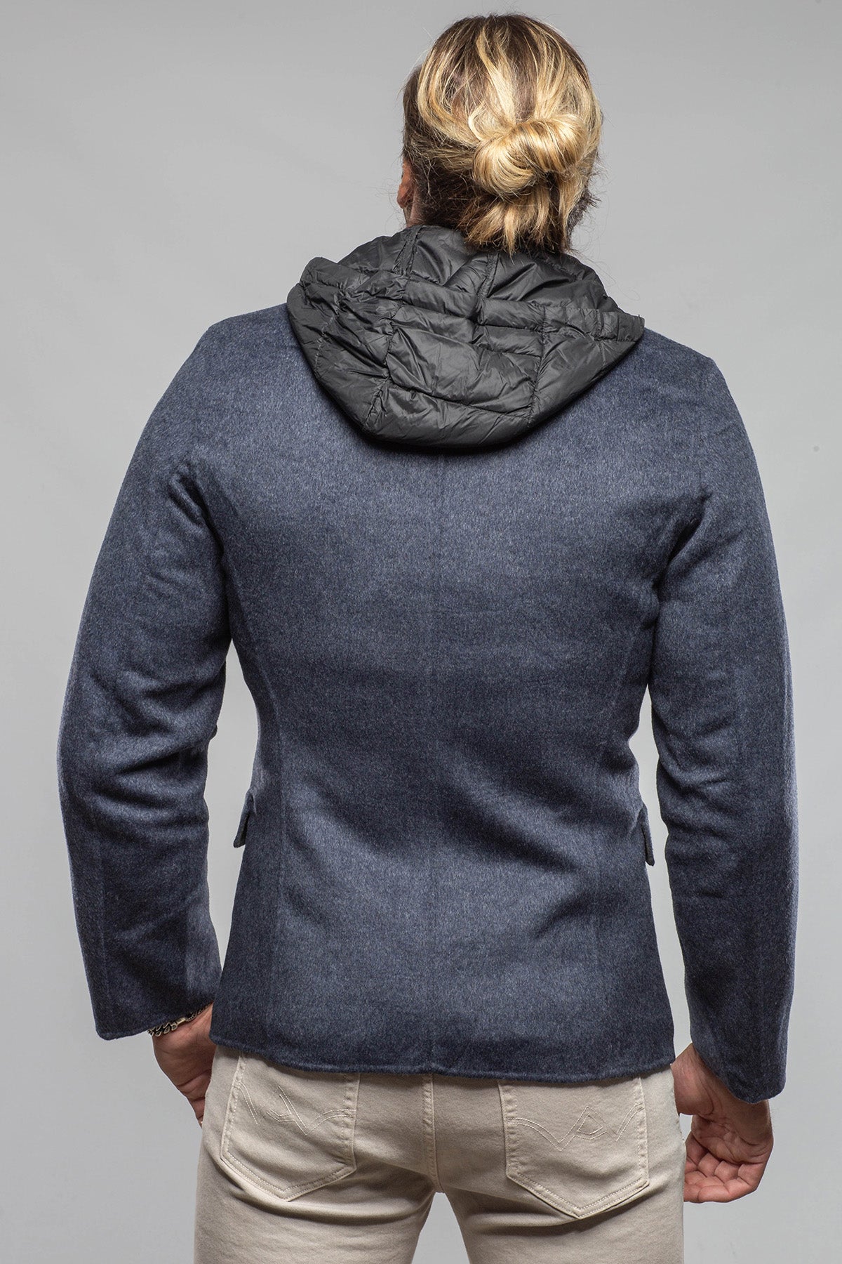 Gimo's Burrow Knit Coat with Down Fill Samples - Mens - Outerwear - Cloth