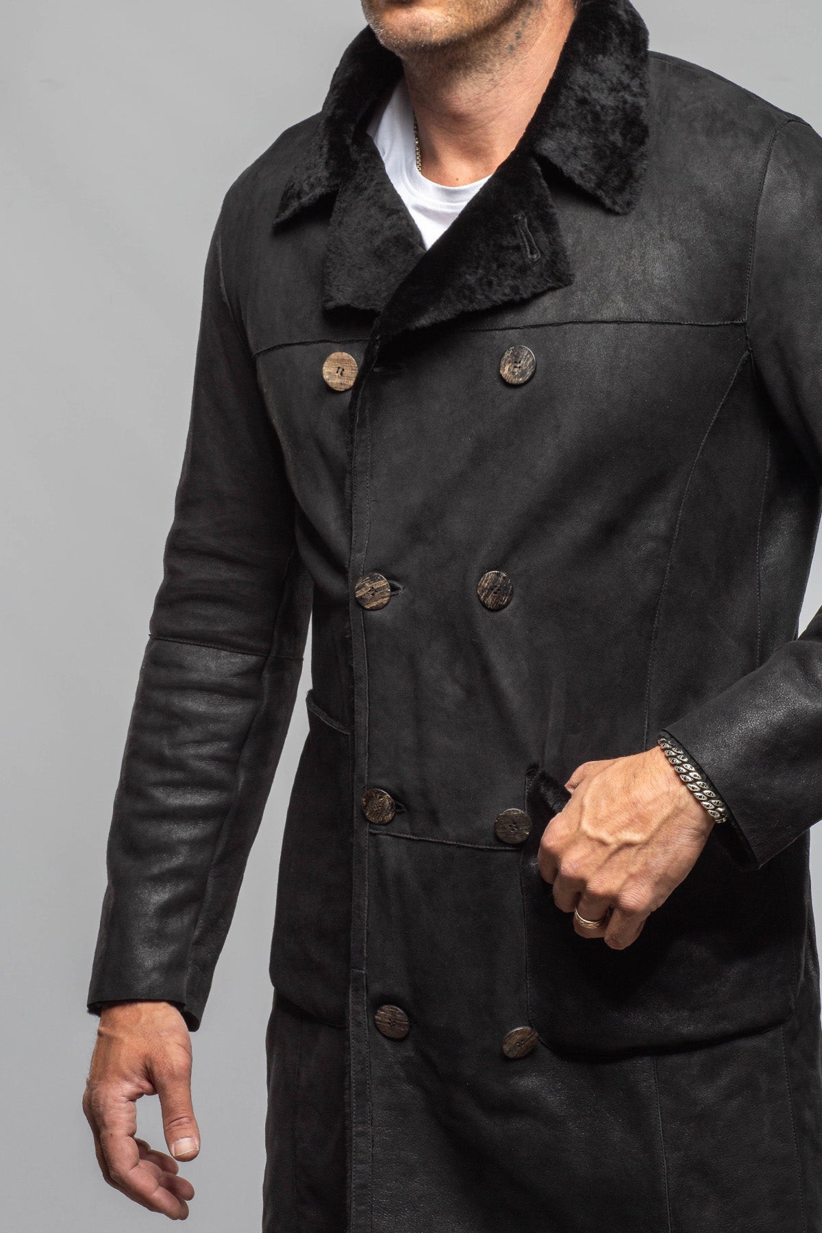 Gimo's Canterbury Long Shearling Samples - Mens - Outerwear - Shearling