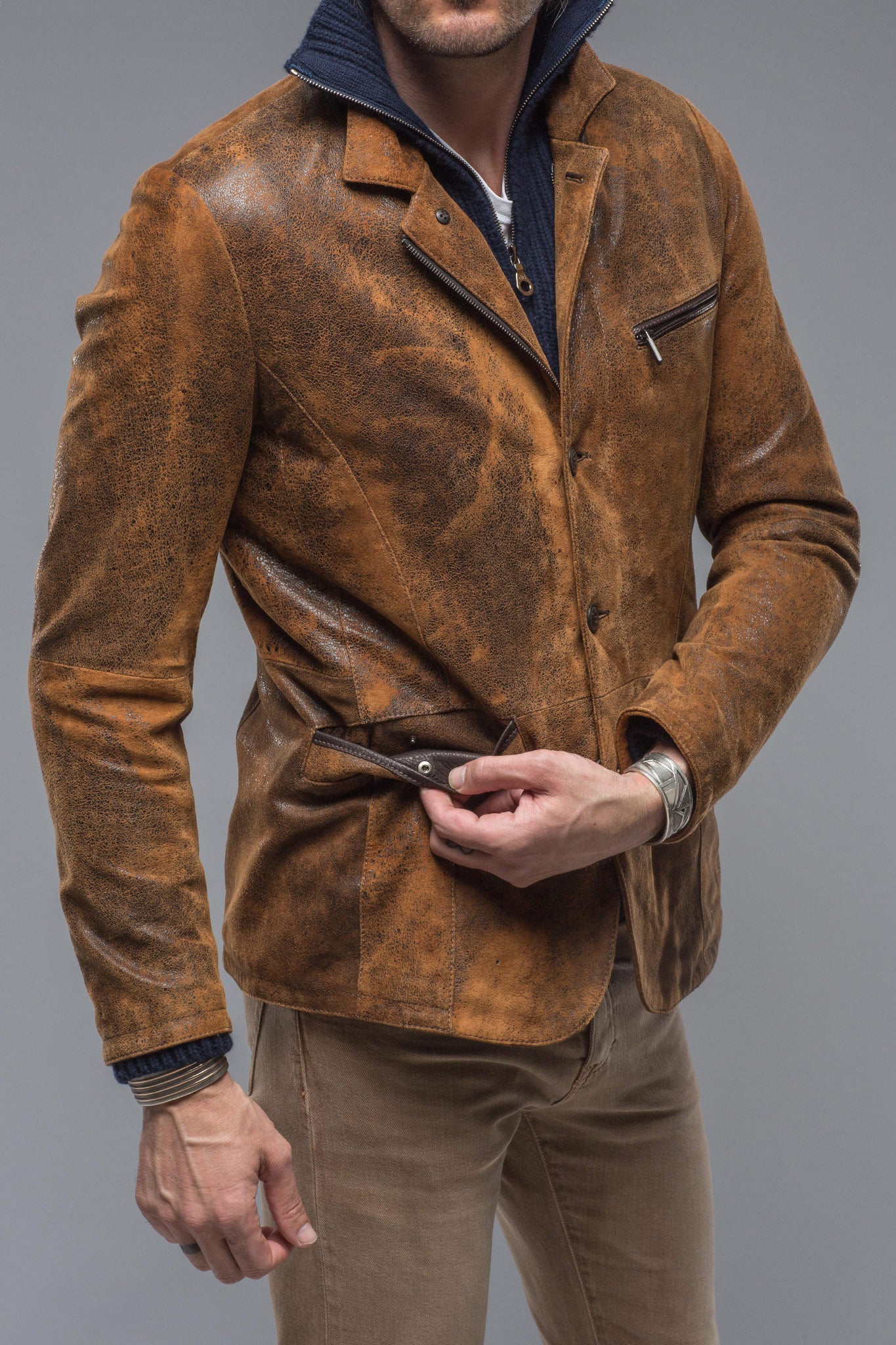 Cervinia Mid-Weight Jacket | Mens - Outerwear - Leather | Gimo's