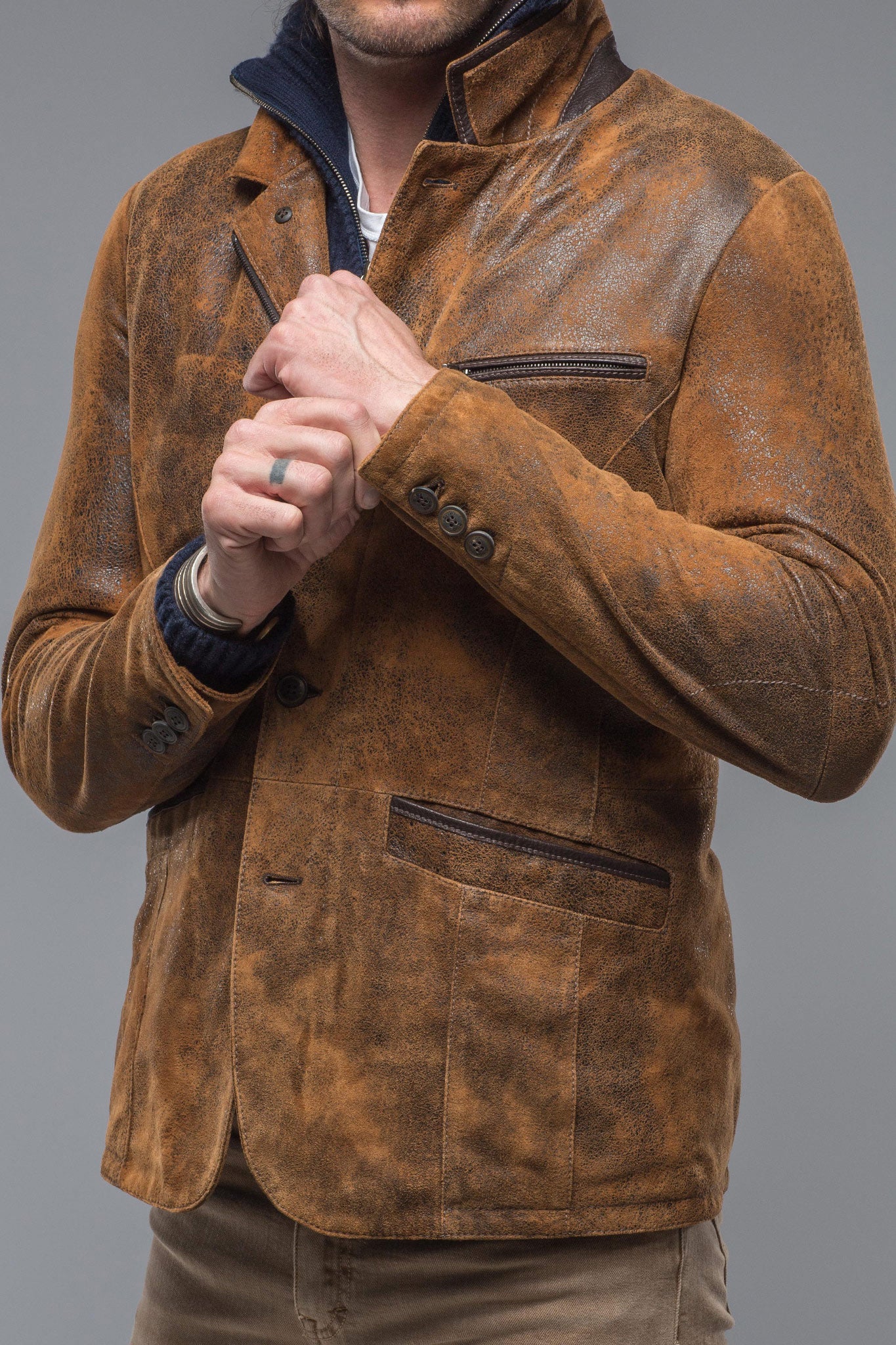 Cervinia Mid-Weight Jacket | Mens - Outerwear - Leather | Gimo's