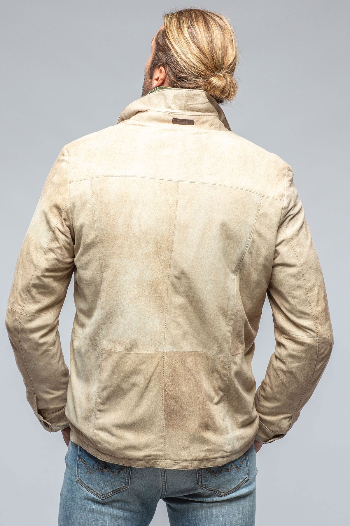 Gimo's Elk Horn Suede Shirt In Palomino Mens - Outerwear - Leather
