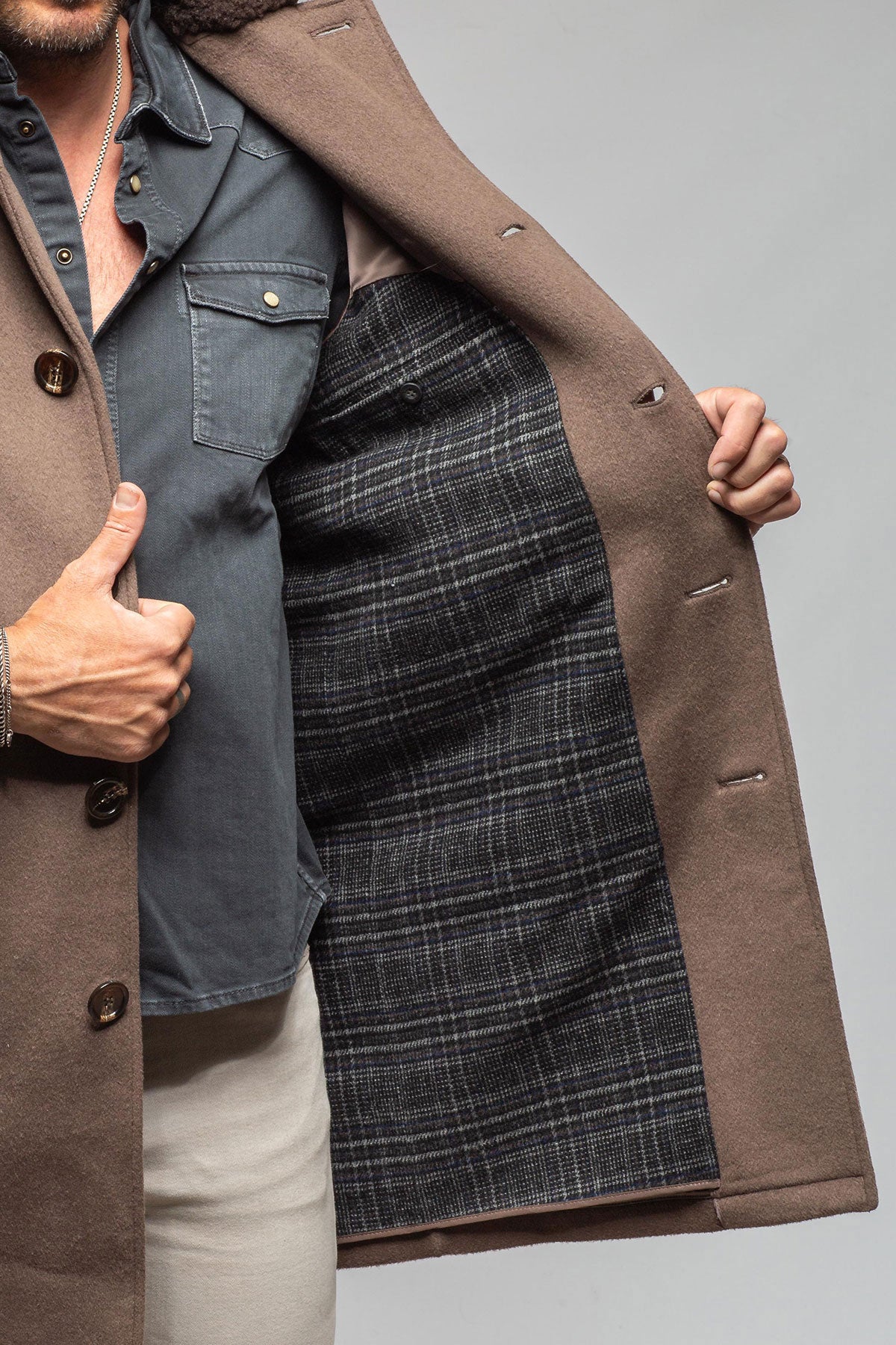 Gimo's Gennesse Overcoat Samples - Mens - Outerwear - Cloth