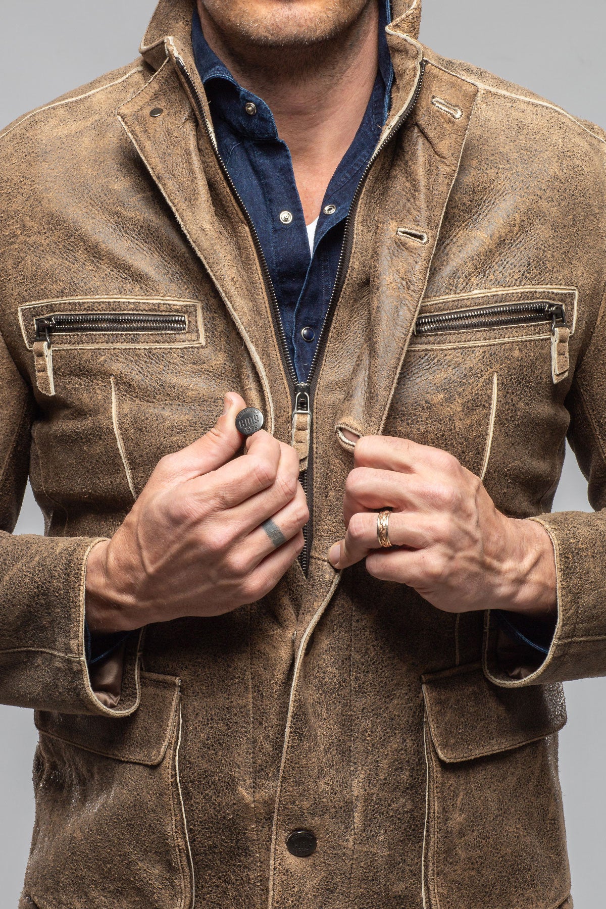 Gerard Vintage Jacket | Samples - Mens - Outerwear - Leather | Gimo's