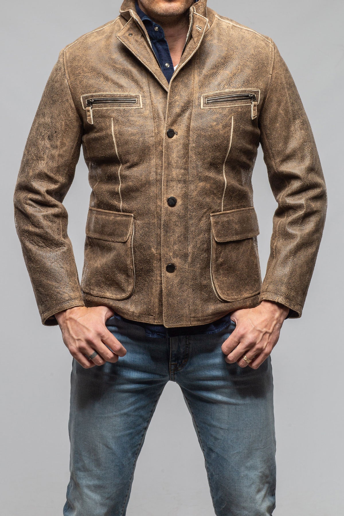Gimo's Gerard Vintage Jacket Samples - Mens - Outerwear - Leather