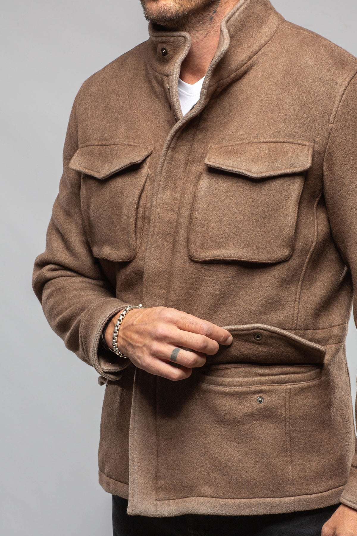 Gimo's Henne Wool Field Coat Samples - Mens - Outerwear - Cloth