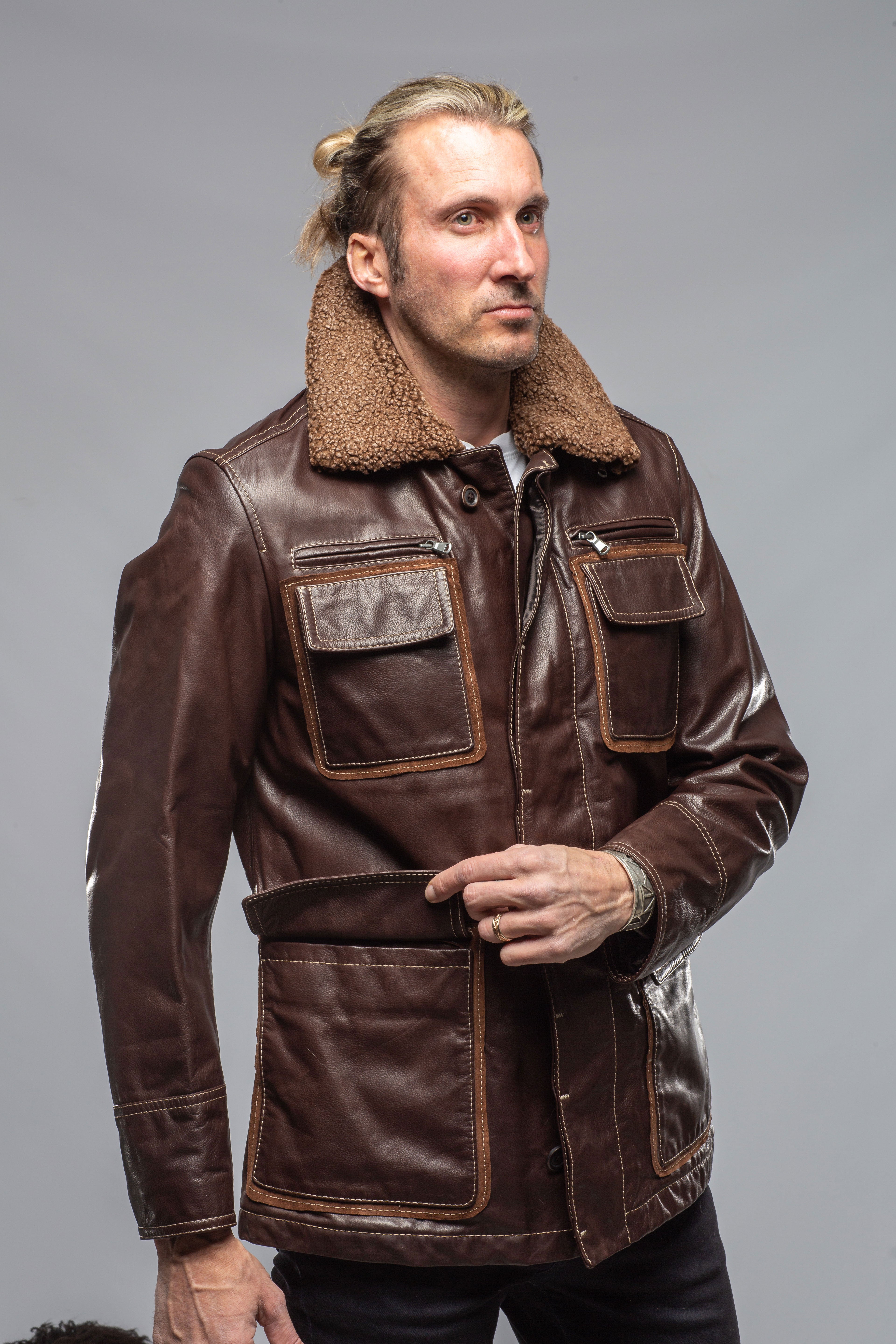 Gimo's Hillis Leather Jacket Samples - Mens - Outerwear - Leather