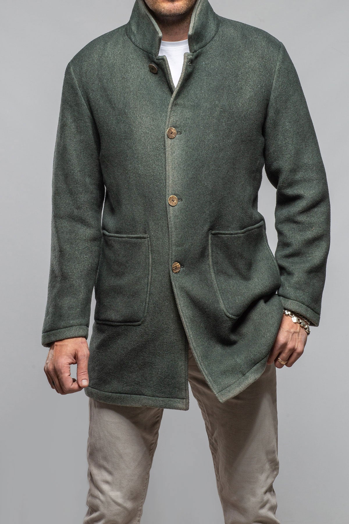 Gimo's Lucic Garment Dyed Coat Samples - Mens - Outerwear - Cloth