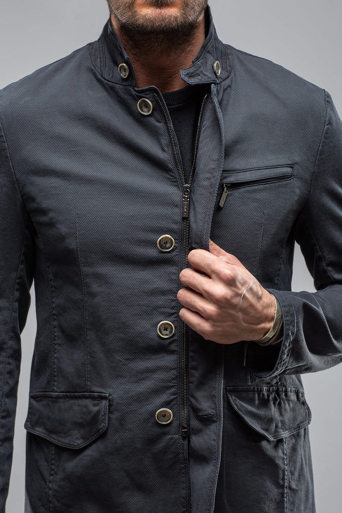 Gimo's | Lyndhurst Lightweight Jacket In Navy | Mens - Outerwear - Lightweight