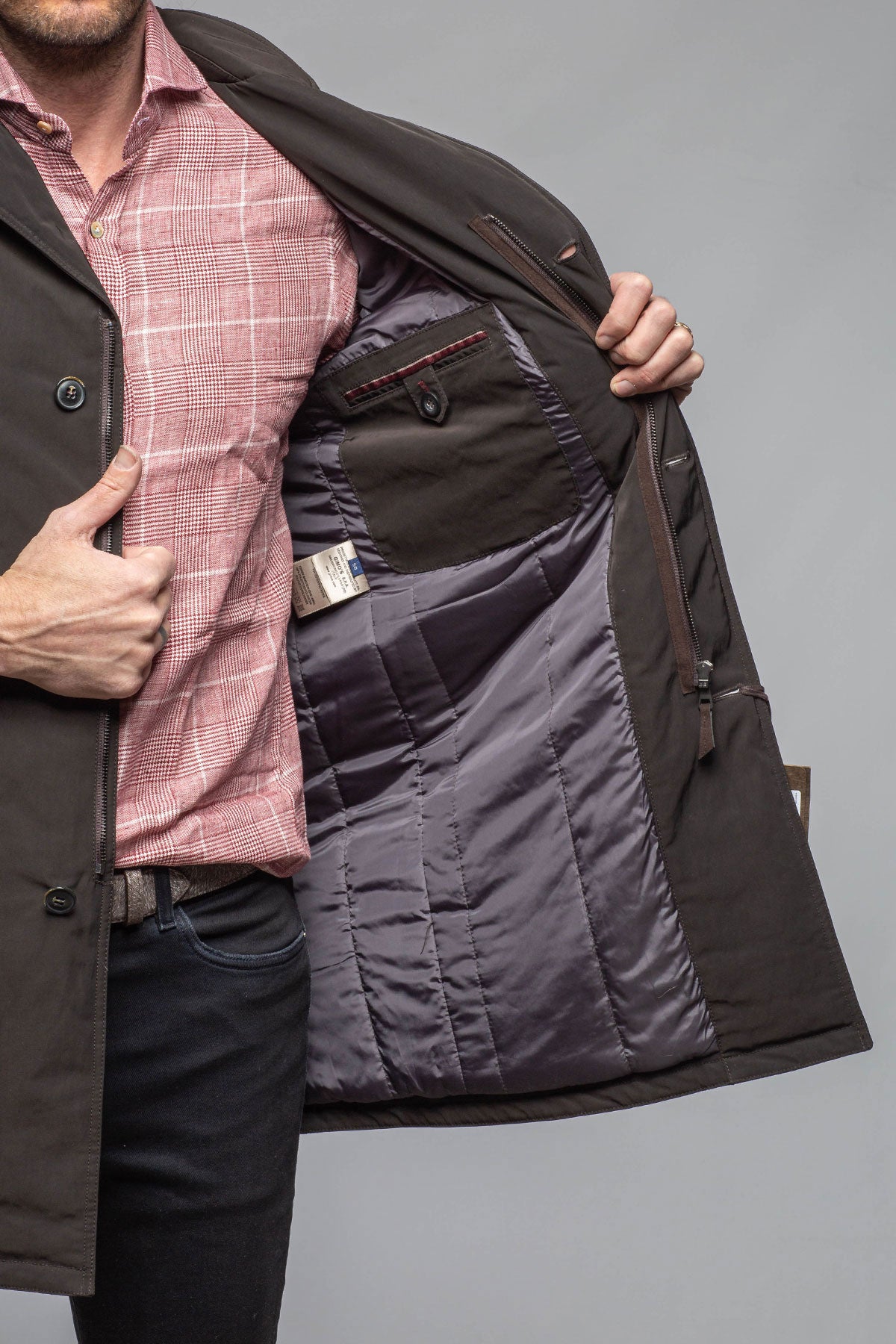 Gimo's Melvin Technical Overcoat Samples - Mens - Outerwear - Cloth